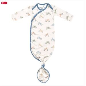 Copper Pearl Ryder Knotted Gown Newborn NWT Motorcycle Print Baby Sleep